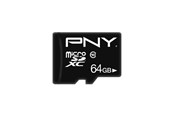 Minnekort - PNY Performance Plus MicroSD/SD - 64GB - P-SDU64G10PPL-GE