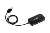 USB-hub - Natec LOCUST - hub - 4 ports USB-hub - 4 porter - Svart - NHU-0647