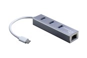 USB-hub - Inter-Tech Argus IT-410-S USB-hub - 3 porter - Sølv - 88885472