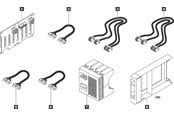 Kabinett tilbehør (kjølepasta mv.) - Lenovo 2.5" server 8-port SATA/SAS backplane - 7XH7A06254