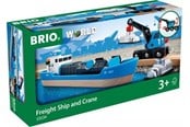 BRIO - Brio Freight Ship & Crane - 33534