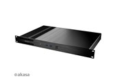 Kabinett - Akasa Galileo TU3 Thin-Mini-ITX 1U GehÃ¤use OEM - Kabinett - Ultra small form factor - Svart - A-ITX29-M1B