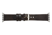 Smartklokke - Tilbehør - dbramante1928 Bornholm - Watch Strap 44mm - Dark Brown/Silver - AW44DBSI1034