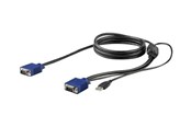 KVM-kabel - StarTech.com 6ft / 1.8m USB KVM Cable for Rackmount Consoles - VGA and USB - video / USB cable - 1.8 m - RKCONSUV6