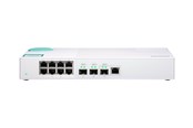 Switch/splitter - QNAP QSW-308-1C 3-port 10G SFP+ and 8-port Gigabit Unmanaged Switch - QSW-308-1C