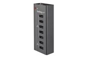 Nettbrett - Adaptere og ladere - StarTech.com 7 Port USB Charging Station with 5x 1A Ports and 2x 2A Ports charging strip - + AC power adapter - ST7C51224EU