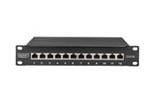 Tilbehør - DIGITUS DN-91612S-EA CAT 6A Patch Panel shielded 12-Port 1HE 10" black - DN-91612S-EA