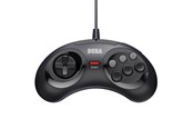 Spill - Tilbehør - Retro-Bit SEGA MD 6-button PadBlack - Controller - Sega Mega Drive - 7350002936832