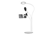 Mobil - Andre tilbehør - Deltaco 3-IN-1 Selfie Ring Lamp With Phone and Mic - ARM-280