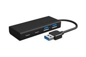 USB-hub - RaidSonic ICY BOX USB-hub - 4 porter - Svart - IB-HUB1426-U3