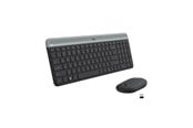 Tastatur - Logitech Slim Wireless Combo MK470 - Tastatur & Mussett - Engelsk - Storbritannia - Svart - 920-009204