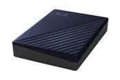 Hard drive - External - WD My Passport for Mac - Ekstern Harddisk - 4TB - Blå - WDBA2F0040BBL-WESN