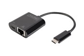 Nettverksadapter - DIGITUS DN-3027 USB Type-C Gigabit Ethernet adapter with Power Delivery support - DN-3027