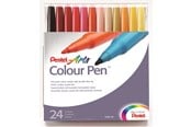 Hobbyartikler - Pentel S360-24 Color Pen Assorted - S360-24