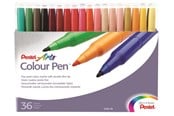 Hobbyartikler - Pentel S360-36 Color Pen Assorted - S360-36