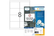 Papir, Fotopapir & Etiketter - HERMA Removable Labels 99.1x67.7 100 Sheets DIN A4 - 10312