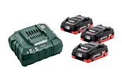 Batterier & Ladere - Metabo Basis sæt 4.0 Ah LiDH - 685132000