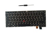 Tastatur - Lenovo Chicony - Bærbart tastatur - til utskifting - Belgisk - Sølv - 01ER875