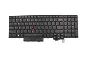 Tastatur - Lenovo - notebook replacement keyboard - with Trackpoint UltraNav - US International - black - Bærbart tastatur - til utskifting - Universal - Svart - 01ER530