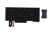 Tastatur - Lenovo Chicony - Bærbart tastatur - til utskifting - Nordisk - Svart - 01YP319