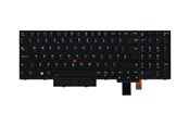 Tastatur - Lenovo Chicony - Bærbart tastatur - til utskifting - Engelsk - Storbritannia - Svart - 01HX247