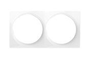 Smarthus - Fibaro Walli Double Cover Plate - FG-Wx-PP-0003