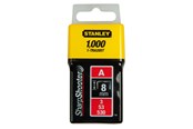 Verktøy - Stanley 8mm/5/16 l/d staples(1.000) a type - 1-TRA205T