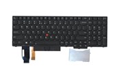 Tastatur - Lenovo Chicony - Bærbart tastatur - til utskifting - Amerikansk Engelsk - Svart - 01YP629