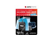 Minnekort - Agfa Photo MicroSDXC UHS-I   64GB High Speed C 10 U - 10582A1