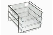 Skrivebordstilbehør - Bantex Vision Brevkurver Cash & Carry 3-Pakning, Transparent - 100400406