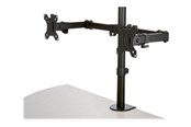 Skjermholder - StarTech.com Desk Mount Dual Monitor Arm - Crossbar - Articulating - Steel - desk mount (adjustable arm) - ARMDUAL2