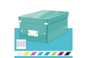 Arkivering & Oppbevaring - Leitz Oppbevaringsboks Click & Store  WOW DVD Isblå - 60420051