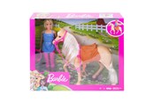 Dukker, Bamser & Utstyr - Barbie Doll and Horse (Blonde) - 960-0203