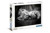 Puslespill - Clementoni 1000 pcs. High Color Collection KITTY - 39422