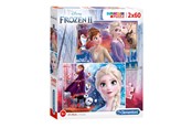 Puslespill - Clementoni 2x60 Puzzles Kids Frozen 2 - 21609