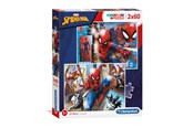 Puslespill - Clementoni Puzzle Spiderman 2x60st. Gulv - 21608