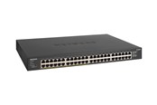 Switch/splitter - Netgear GS348PP - switch - 48 ports - unmanaged - rack-mountable - GS348PP-100EUS