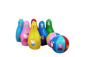 Peppa Gris - Barbo Toys Peppa Pig - Soft Bowling Set - 8990