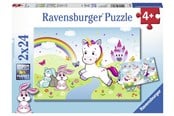 Puslespill - Ravensburger Unicorn 2x24p - 78288