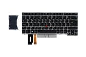 Tastatur - Lenovo Chicony - Bærbart tastatur - til utskifting - Engelsk - Storbritannia - Sølv - 01YN368