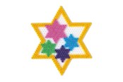 Kreative leker - Hama Ironing Beads Star Pegboard-Large - 269