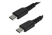 USB - StarTech.com 1 m / 3.3ft. USB C Cable - Black - Aramid Fiber - USB-C cable - 1 m - RUSB2CC1MB