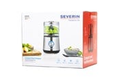 Kjøkkenmaskin - SEVERIN Kjøkkenmaskin KM 3865 - food processor - 400 W - brushed stainless steel/black - KM 3865