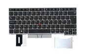 Tastatur - Lenovo Chicony - Bærbart tastatur - til utskifting - Engelsk - Storbritannia - Grå - 01YN328