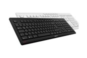 Tastatur - Cherry STREAM - Tastatur - Nordisk - Svart - JK-8500PN-2