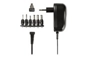 Mobil - Adaptere og ladere - Nedis Universal AC Power Adapter - 12 W | 3 - 12 V DC | 1.80 m | 2.0 A | 6 plug(s) - ACPA001