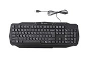 Tastatur - Nedis Gaming - Gamingtastatur - Universal - Svart - GKBD100BKUS