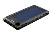 Nødlader - Sandberg Outdoor Solar Powerbank 10000 Nødlader - Svart - 10000 mAh - 420-53