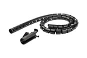 Kabelordner/Kabelstrømpe - StarTech.com 1.5m/4.9' Cable Management Sleeve - Spiral - 25mm/1" Diameter cable sleeving kit - CMSCOILED