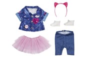 Dukker, Bamser & Utstyr - Baby Born Deluxe Jeans Dress Set 43cm - 829110